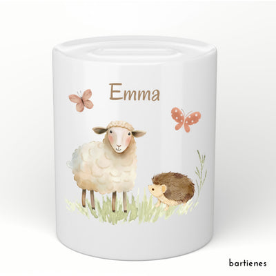 Spardose für Kinder mit Namen personalisiert