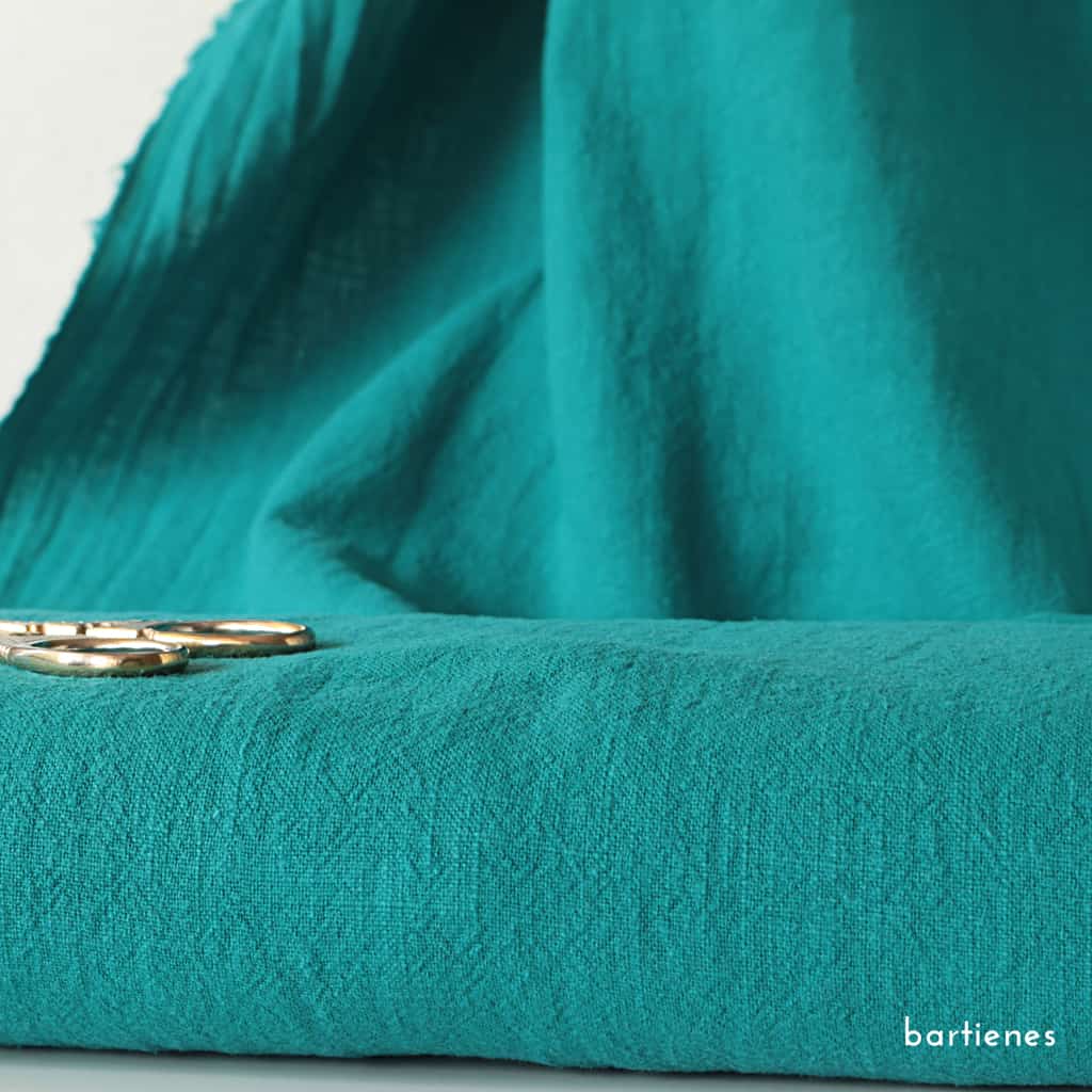 Leinenstoff stonewashed in Uni Trendfarben kaufen