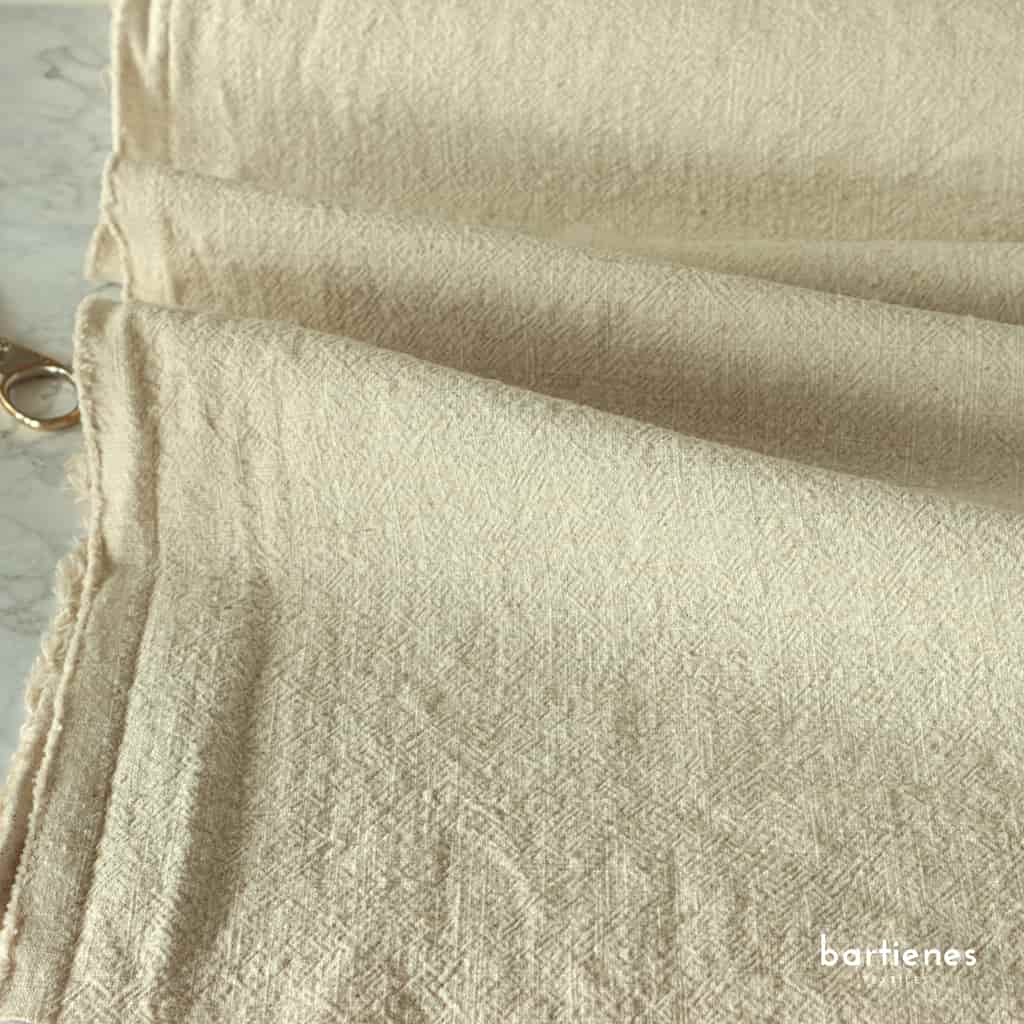 Leinenstoff stonewashed in Uni Trendfarben kaufen