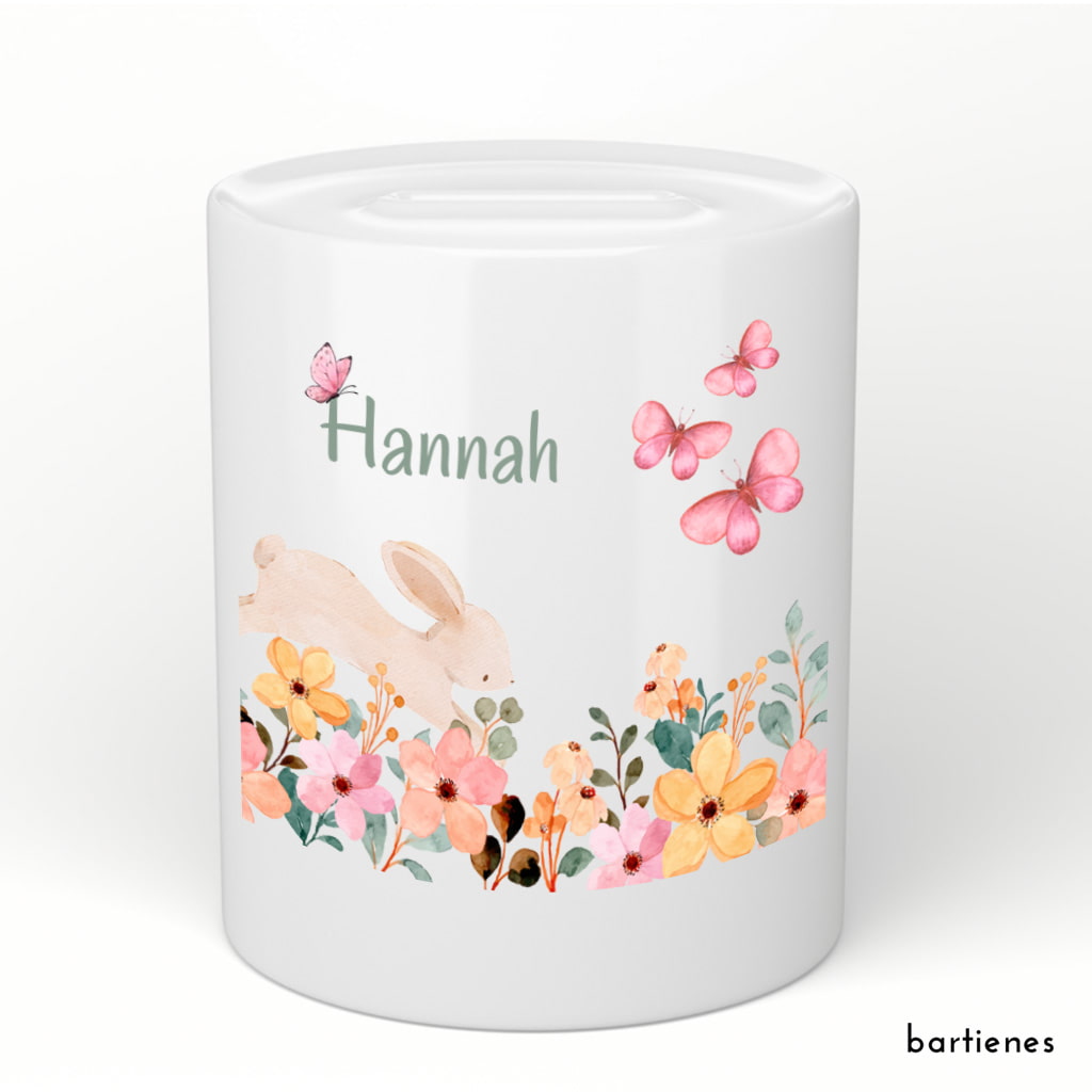 Spardose für Kinder mit Namen personalisiert