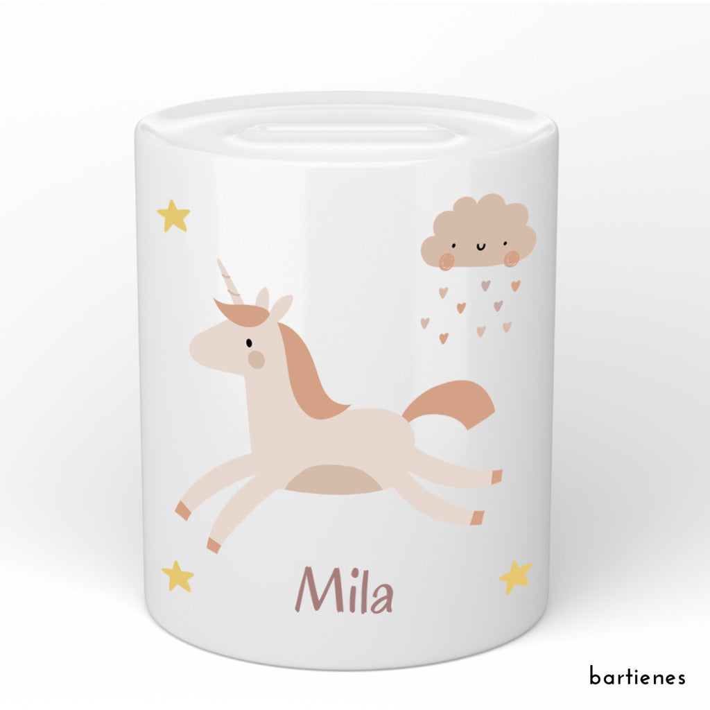 Spardose für Kinder mit Namen personalisiert