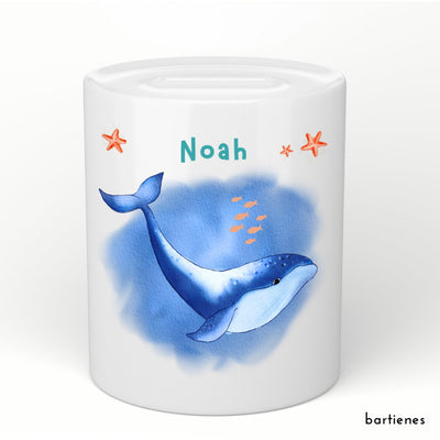 Spardose für Kinder mit Namen personalisiert