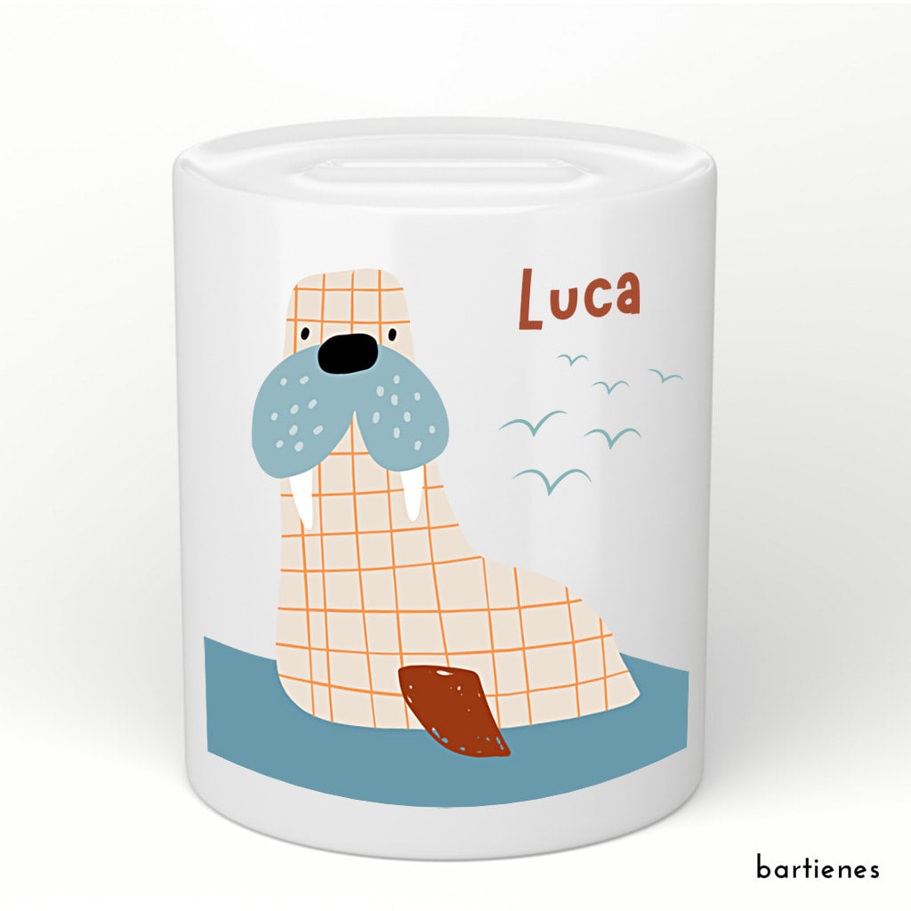 Spardose für Kinder mit Namen personalisiert