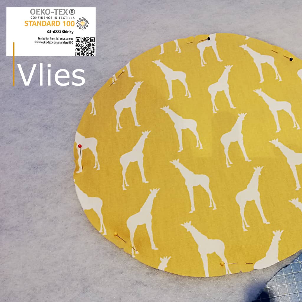 Stoffkorb für Kinderzimmer mit Tieren Lama Grau