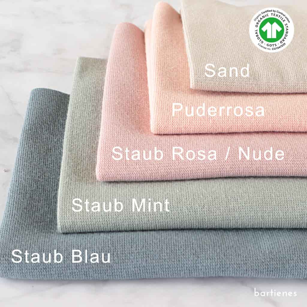 buendchen-stoffe-glatt-als-schlauch-in-den-farben-sand-puderrosa-staub-rosa-staub-mint-staub-blau-mit-gots-symbol