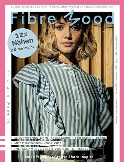 Nähzeitschrift Fibremood Deutsch Ausgabe 13 Schnittmusterheft