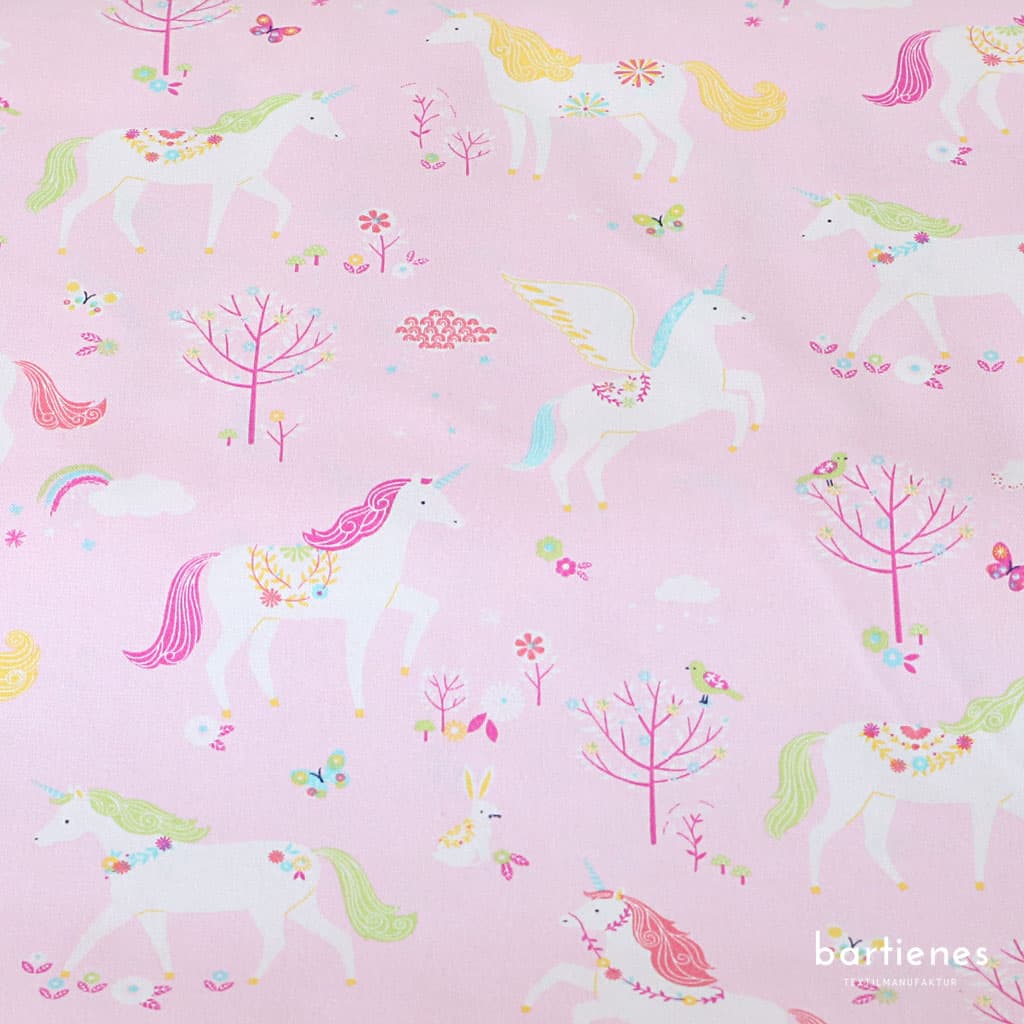 kinderstoff-webware-zarte-einhörner-pastell-auf-rosa