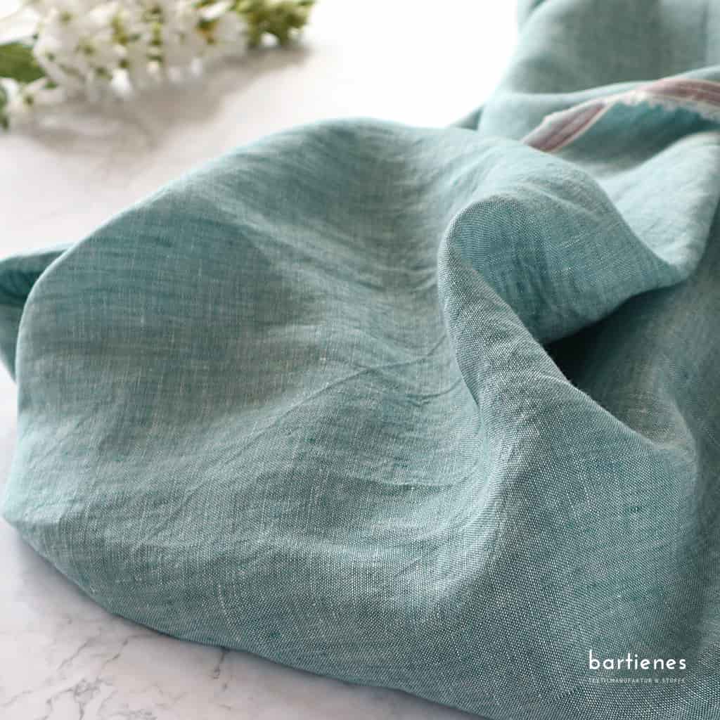 Leinen Stoff fein und leicht in Chambray-Qualität