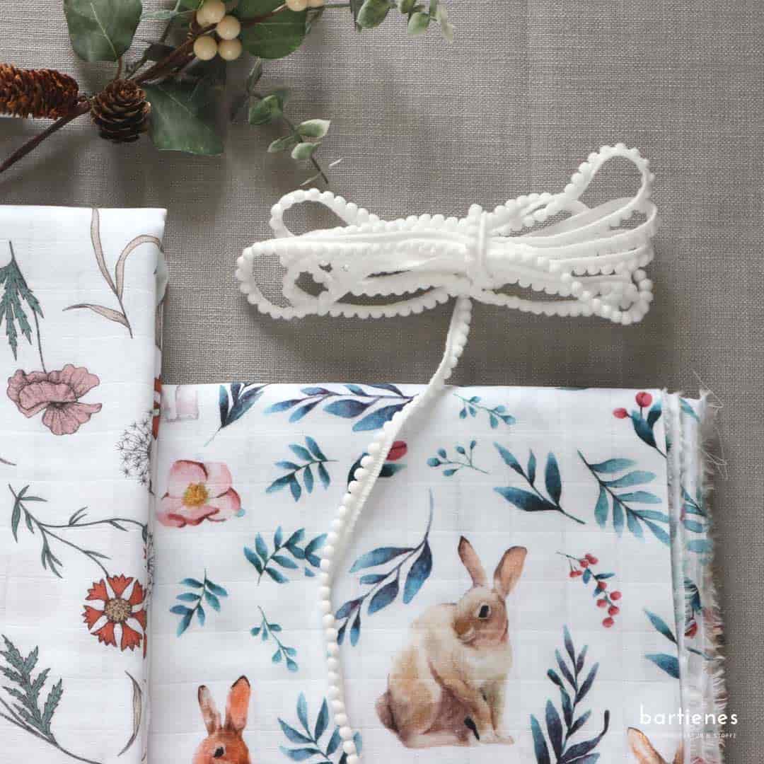 Mini-Bommelborte Pompomband 6 mm in schöner Farbauswahl