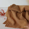 Musselin Stoff Meterware uni aus Baumwolle Naturfarben