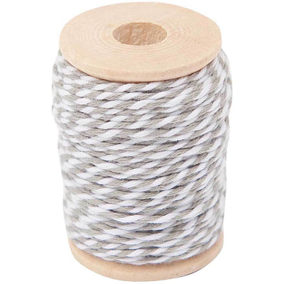 Baumwollgarn Bakers Twine Zweifarbig 15 m (0,26 EUR / 1m)