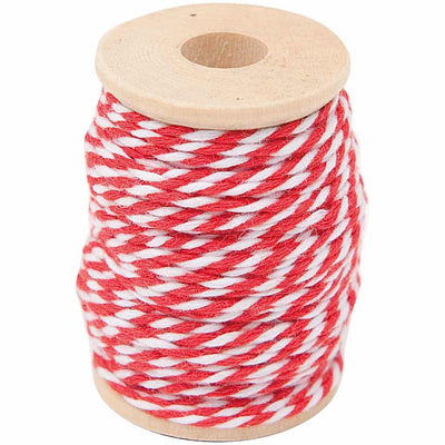 Baumwollgarn Bakers Twine Zweifarbig 15 m (0,26 EUR / 1m)